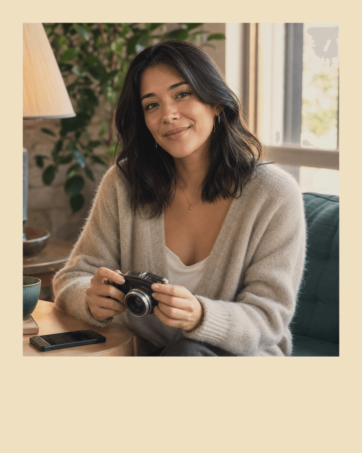 Instant Color result using the real Instant paper frame