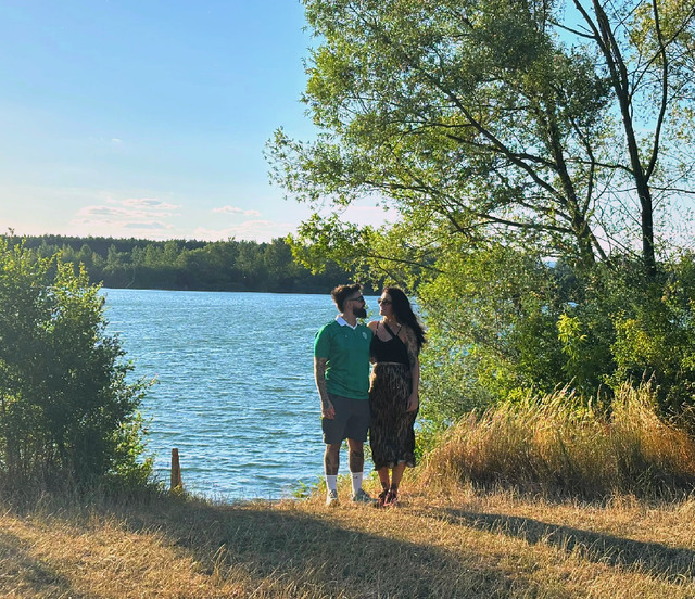 Lakeside pair photograph developed with the Summer 16 camera